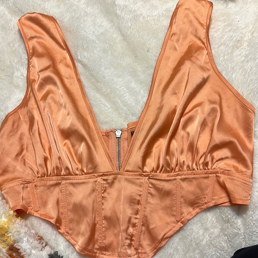 Missguided corset crop top